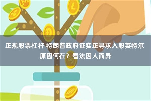 正规股票杠杆 特朗普政府证实正寻求入股英特尔 原因何在？看法因人而异